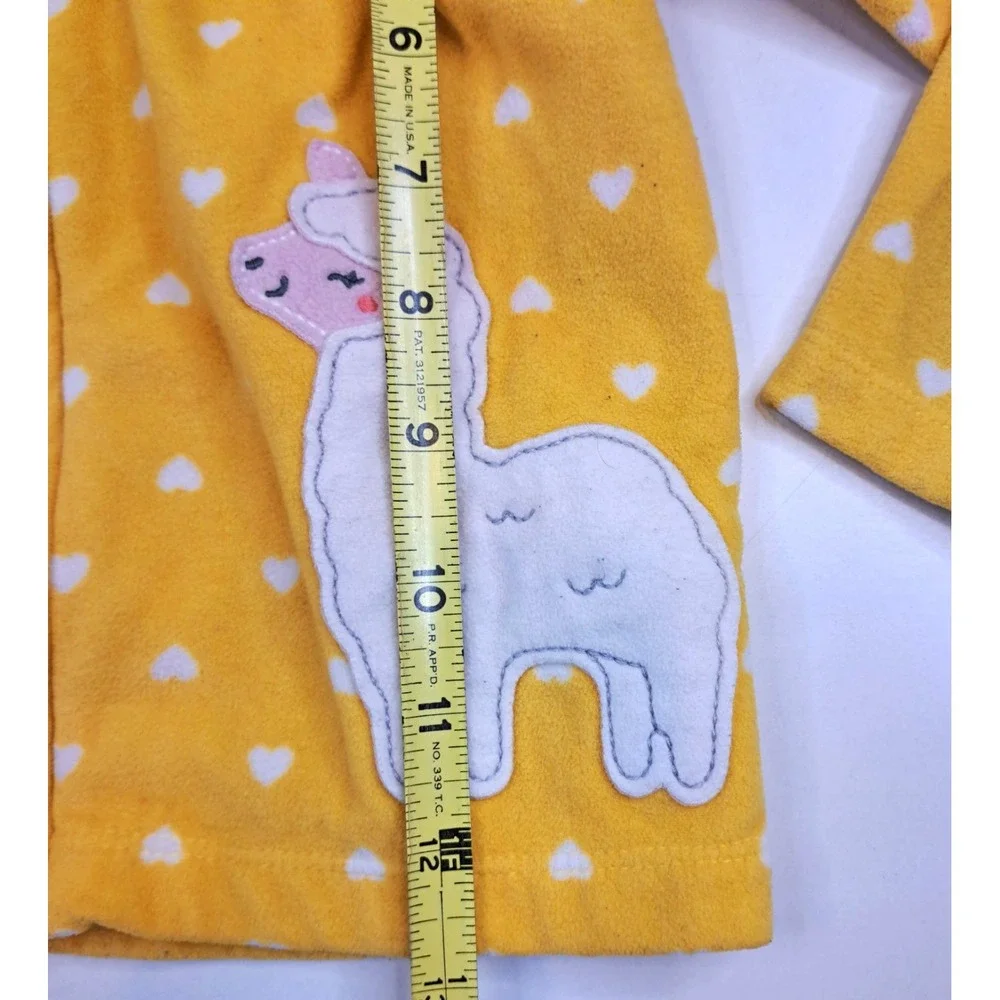 Child Of Mine By Carters Baby Girl 24 mos Llama‎ Hearts Full Zip Hoodie